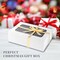 White Large Gift Box with Window – 13.5"x9"x4.3" – Bridesmaid Box, Birthday & Luxury Gift Box with Magnetic Closure, Ribbon & Card